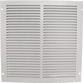 ProSource 1RA1212 Air Return Grille, 13-3/4 in L, 13-3/4 in W, Square, Steel, White, Powder Coated